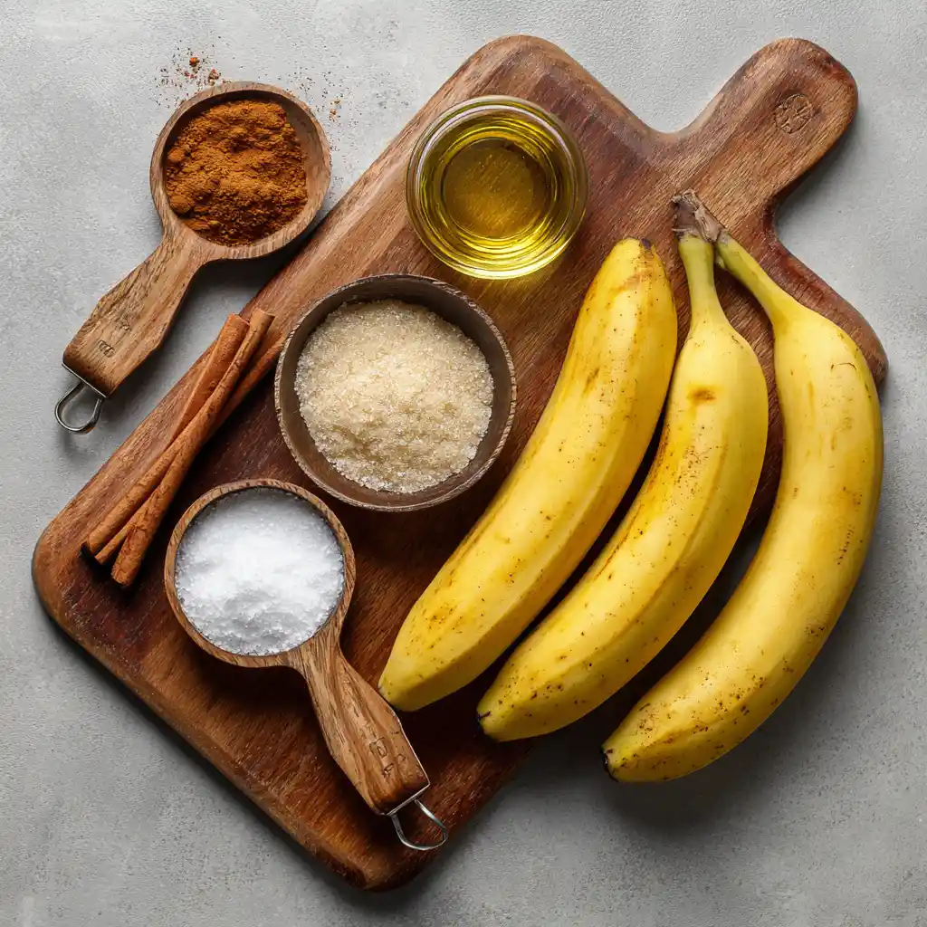 Air Fried Banana Chips – 5-Min Recipe with a Crispy Surprise 9 Ingredients for air fried banana chips