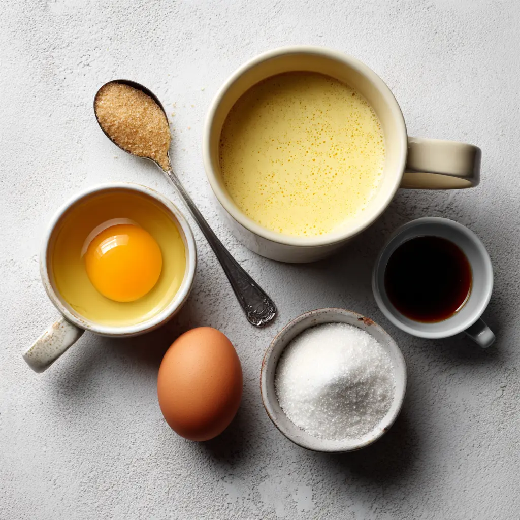 Mug Flan Microwave – Quick & Delicious Treat in 7 Minutes 8 Ingredients for mug flan microwave recipe