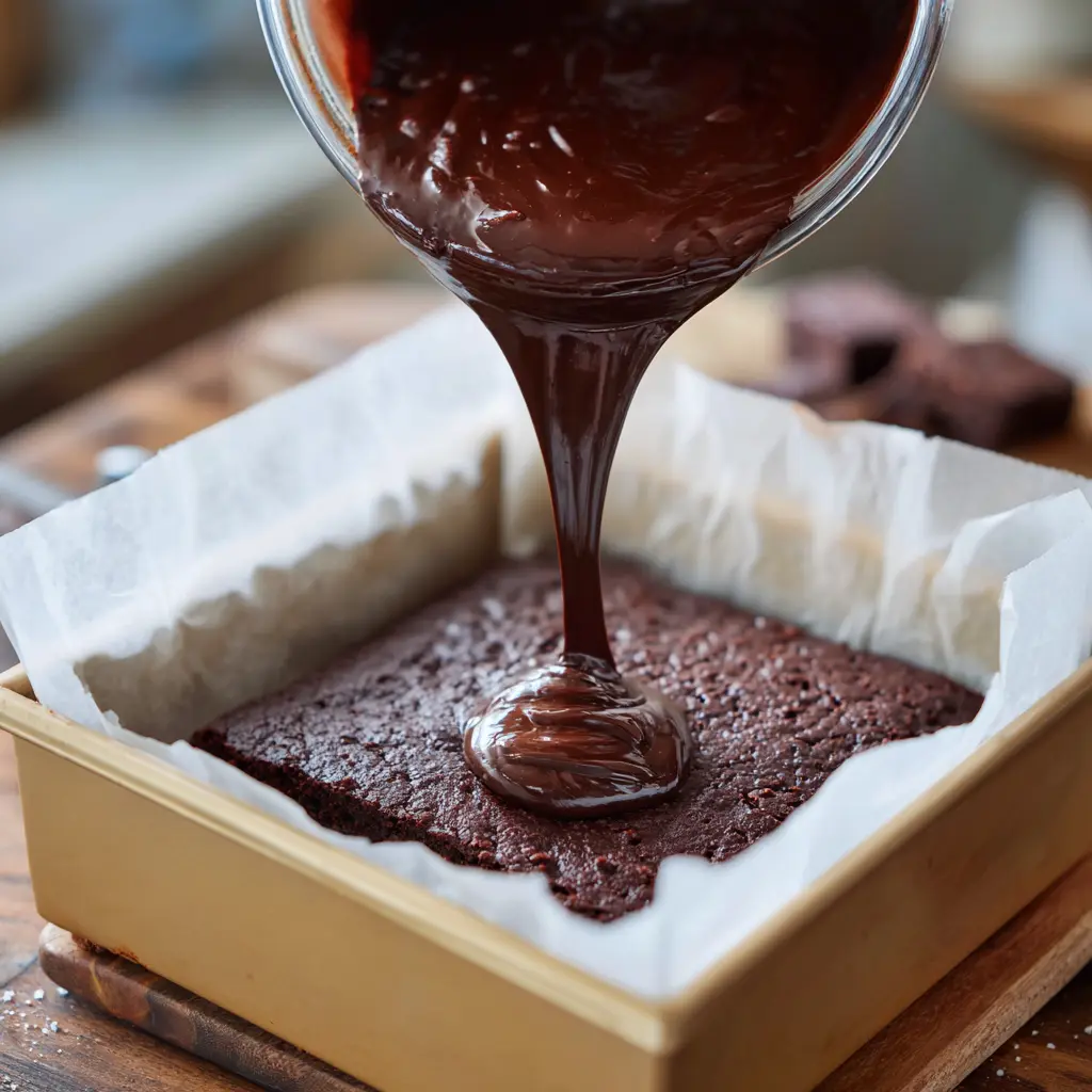 Paleo Mexican Brownies: A Guilt-Free, Delicious Dessert Twist 10 Pouring paleo brownie batter into pan