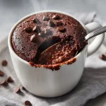 Protein Mug Cake Chocolate – Amazing 2-Minute Treat 7 warm chocolate protein mug cake served