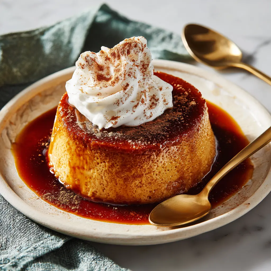 Microwave Flan Pudding – Quick & Delicious 10-Min Dessert Recipe 12 served microwave flan pudding with whipped cream