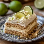 Mexican Lime Icebox Cake: Easy Carlota de Limón You’ll Love 8 Slice of Carlota de Limón with whipped cream