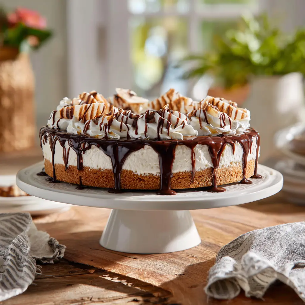 Gansito Cheesecake: 5 Easy Steps to a Simple, Sweet Treat 11 Slice of Gansito Cheesecake with whipped cream and Gansito garnish