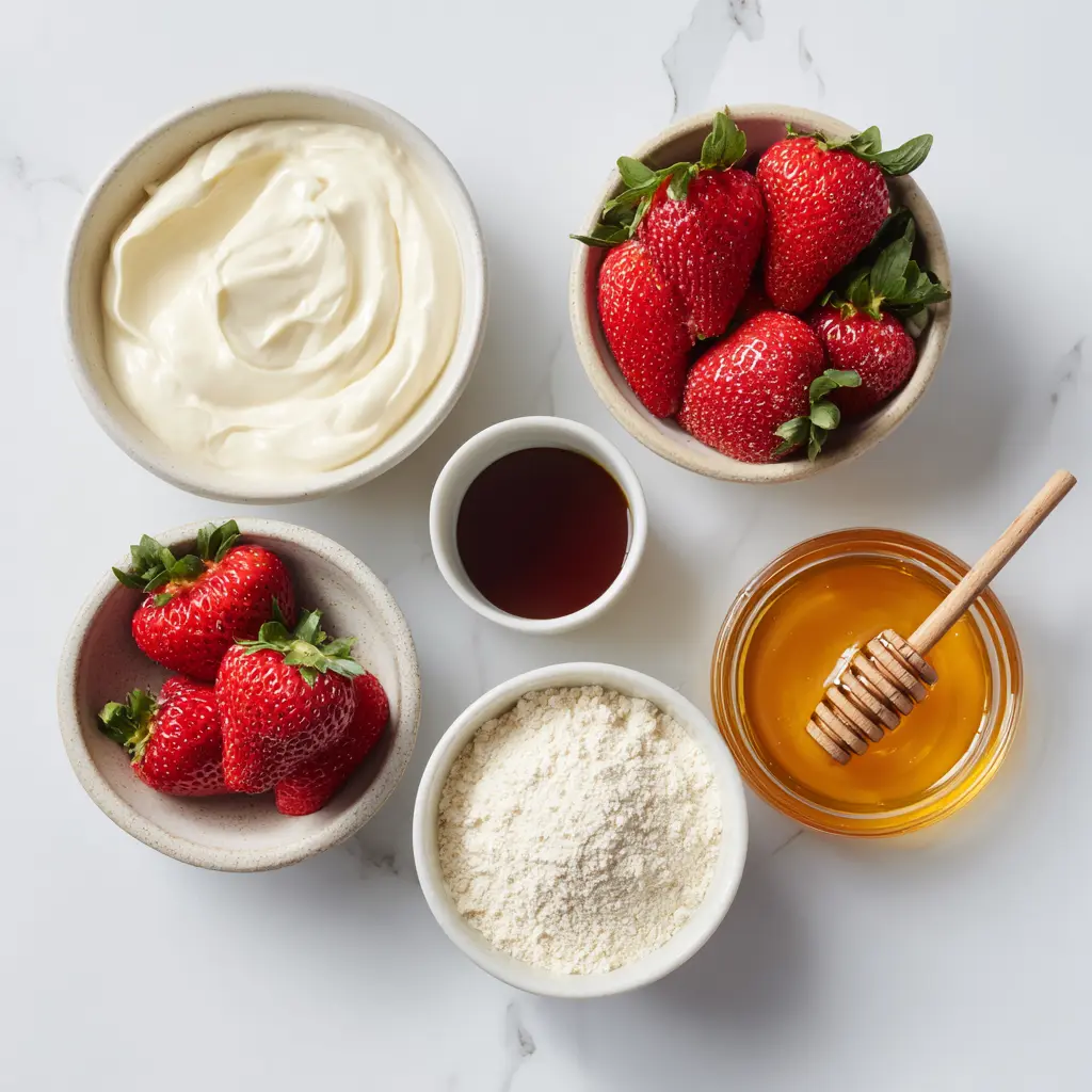 High Protein Fresas con Crema – 1 Easy, Delicious Upgrade 9 Ingredients for high protein fresas con crema