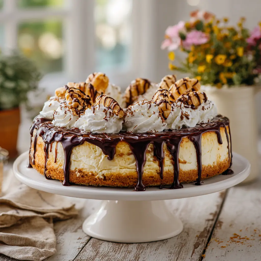 Gansito Cheesecake: 5 Easy Steps to a Simple, Sweet Treat 7 Gansito Cheesecake topped with whipped cream and sliced Gansitos
