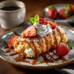 Mexican Fried Cheesecake – Easy 3-Step Delight Recipe 8 Served fried cheesecake with toppings