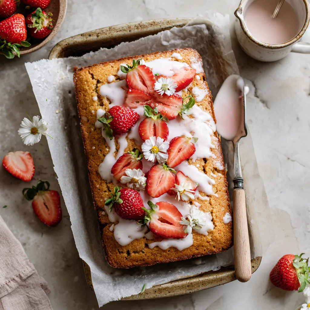 Vegan Strawberry Tres Leches Cake – 1 Easy, Moist Recipe You’ll Love 10 Vegan milk being poured into sponge cake for tres leches