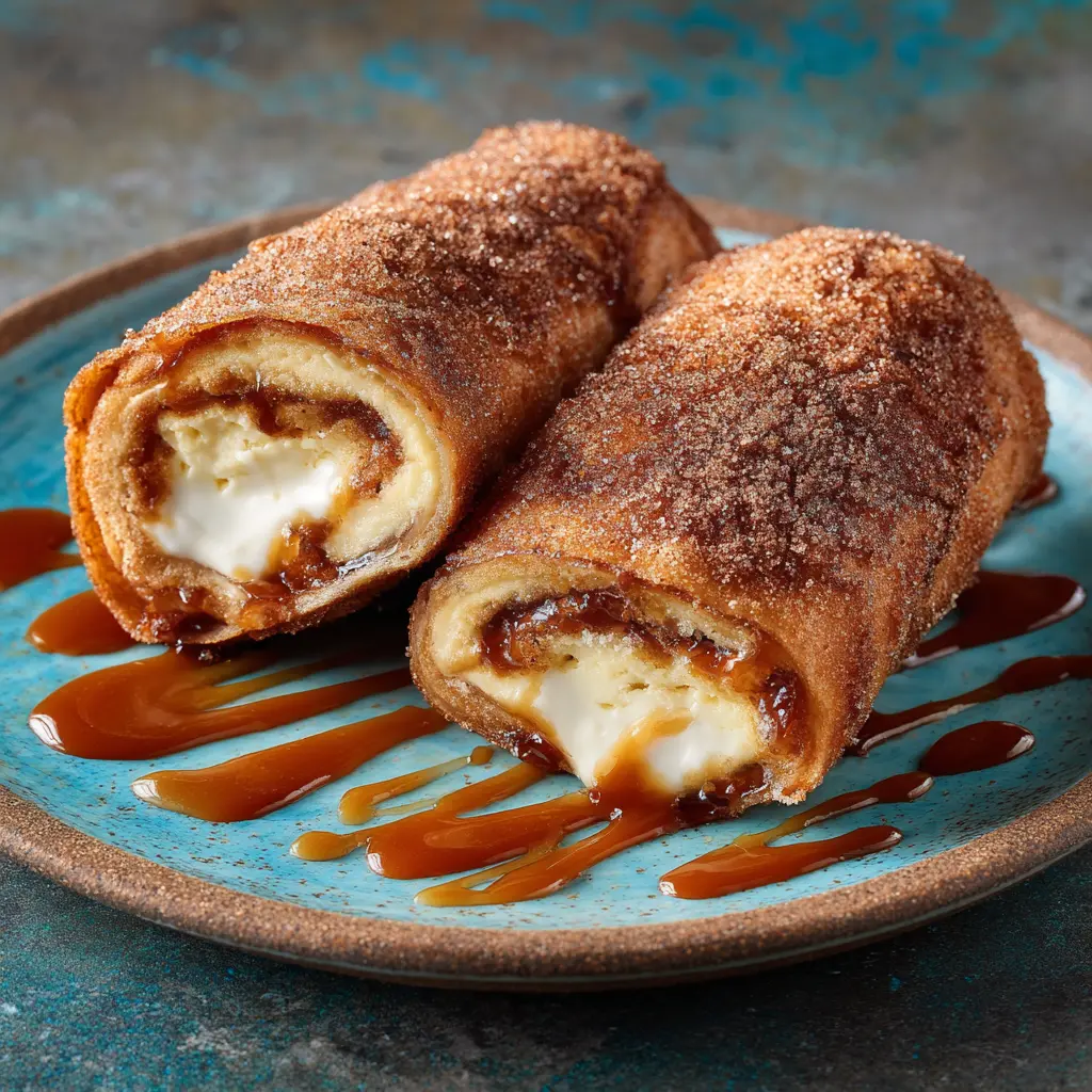 Xango Dessert Recipe – Easy, Irresistible Fried Cheesecake (2025) 7 Xango dessert fried cheesecake roll on plate