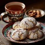 Gluten Free Vegan Mexican Wedding Cookies – 10 Easy Steps to Crumbly Bliss 9 gluten free vegan Mexican wedding cookies on rustic table