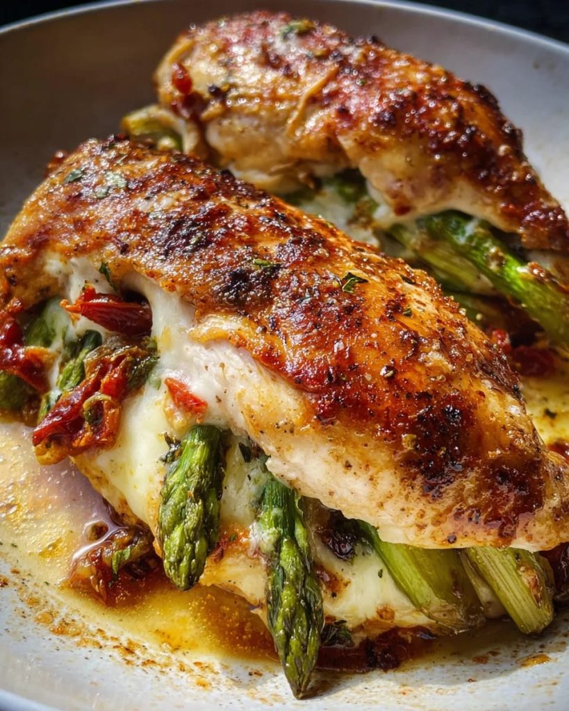 Asparagus Stuffed Chicken Breast