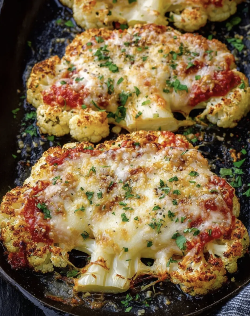 Baked Cauliflower Parmesan