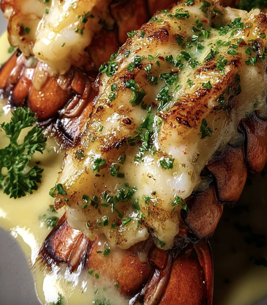 Creamy Garlic Butter Lobster Tails