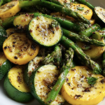Flavorful Asparagus with Zucchini and Squash