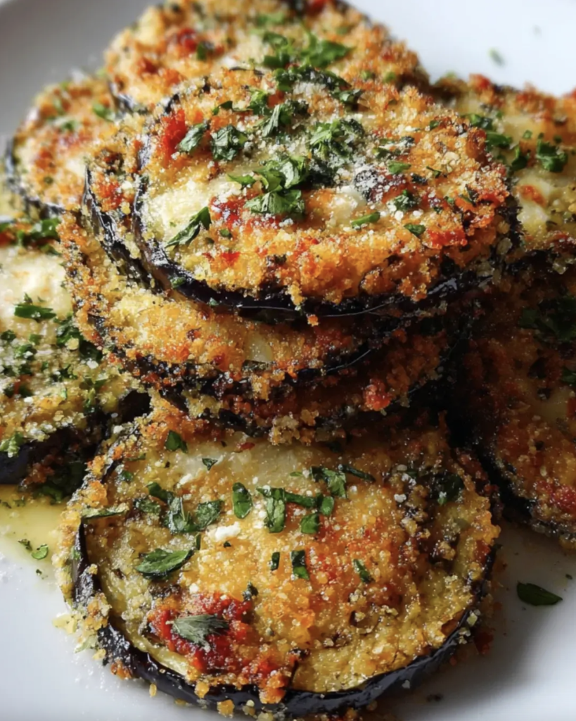 Healthy Crispy Baked Eggplant: A Light and Satisfying Appetizer 1 Healthy Crispy Baked Eggplant
