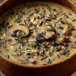 Wild Rice and Mushroom Soup