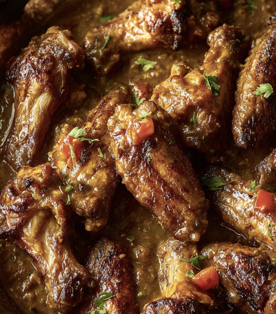 Smothered Chicken Wings Baked 1 Smothered Chicken Wings Baked