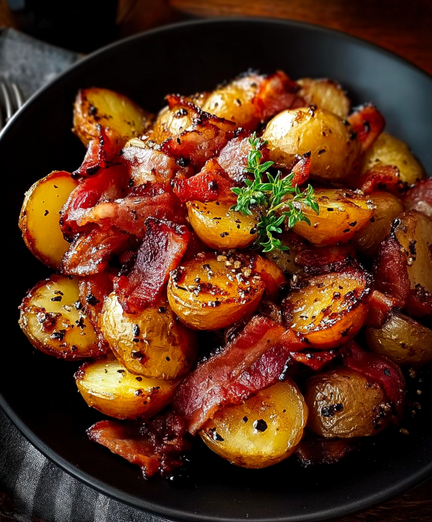 Sweet & Savory Honey Turkey Bacon Roasted Potatoes 1 Sweet Savory Honey Turkey Bacon Roasted Potatoes 1