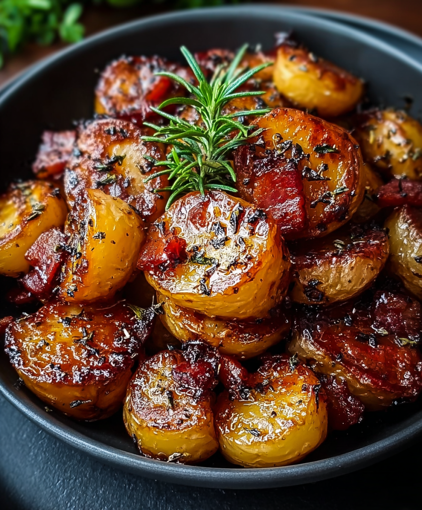 Sweet & Savory Honey Turkey Bacon Roasted Potatoes 2 Sweet Savory Honey Turkey Bacon Roasted Potatoes 2