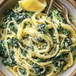 Zesty Lemon Ricotta and Spinach Pasta