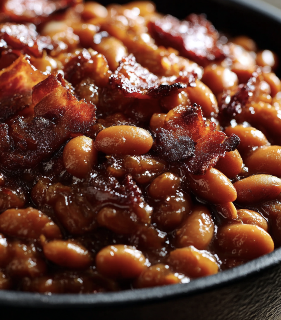 Brown Sugar Turkey Bacon Baked Beans