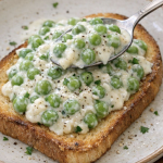 Creamed Peas on Toast