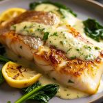 Elegant Cod Fillets in a Zesty White Lemon Caper Reduction