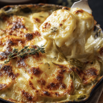 Green Chile Cheese Scalloped Potatoes