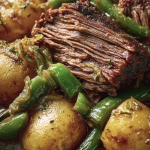 Hearty Beef with Green Chile Potatoes
