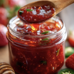 Strawberry Honey Jalapeño Jam