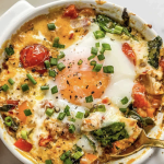 Baked Feta Eggs