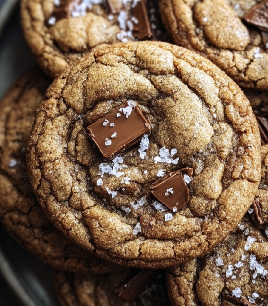 Brown Butter Coffee Toffee Chocolate Chip Cookies