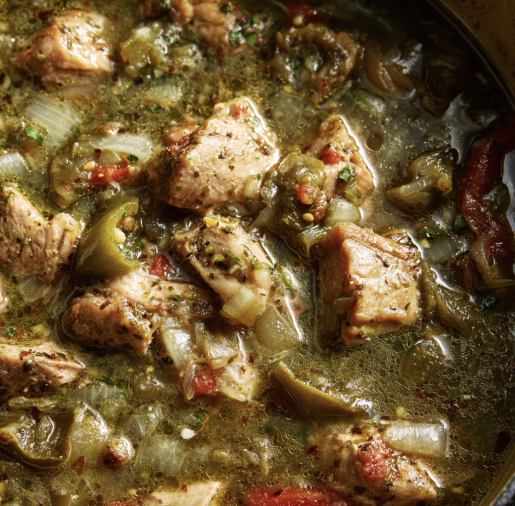 Chili Verde Mexican Green Chili Stew