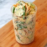 Creamy Asian Cucumber Salad Bowl