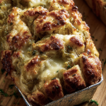 Green Chile Cheese Pull Apart Bread