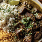 Homemade Carne Asada Con Chile Verde