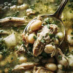 Pozole Verde de Pollo Green Mexican Hominy Chicken Soup
