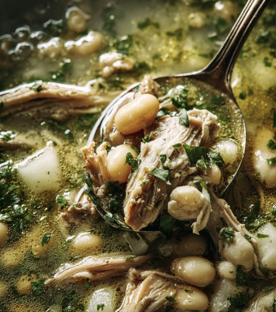 Pozole Verde de Pollo Green Mexican Hominy Chicken Soup