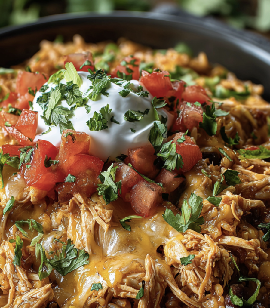 Slow Cooker Taco Chicken and Rice
