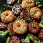 Honey Garlic Shrimp Broccoli