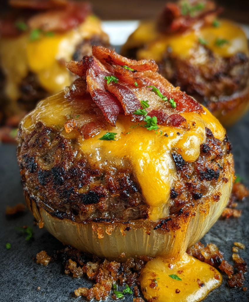 Firecracker Turkey Bacon Cheddar Cheeseburger Onion Bombs 2 Firecracker Turkey Bacon Cheddar Cheeseburger Onion Bombs
