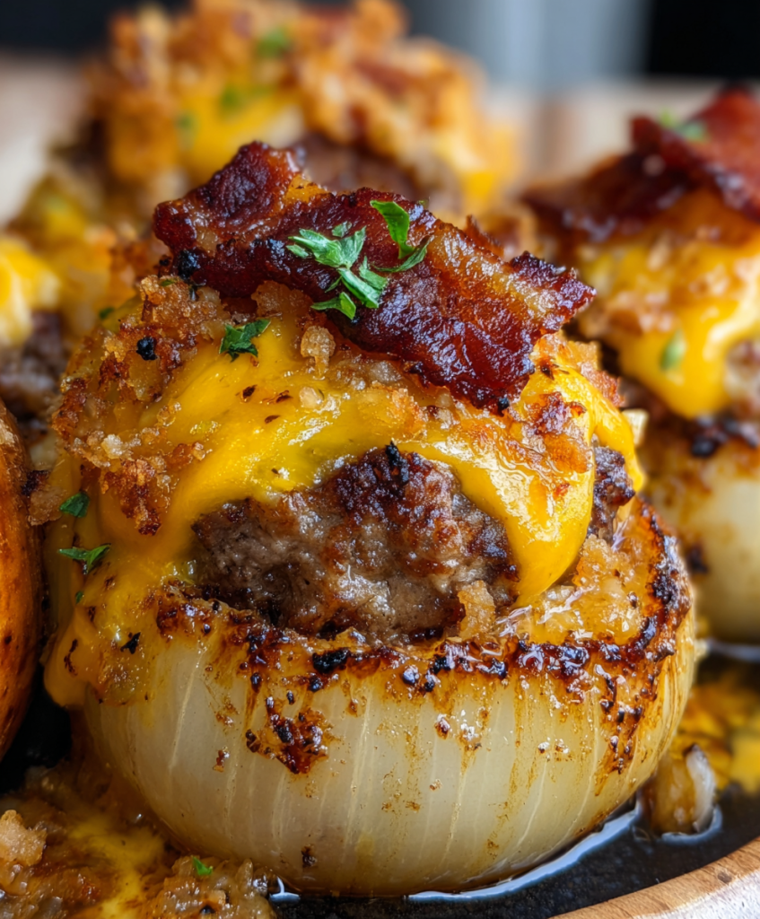 Firecracker Turkey Bacon Cheddar Cheeseburger Onion Bombs2