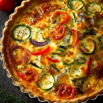 Simple Mixed Vegetable Quiche