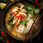 Thai Coconut Chicken Noodle Soup